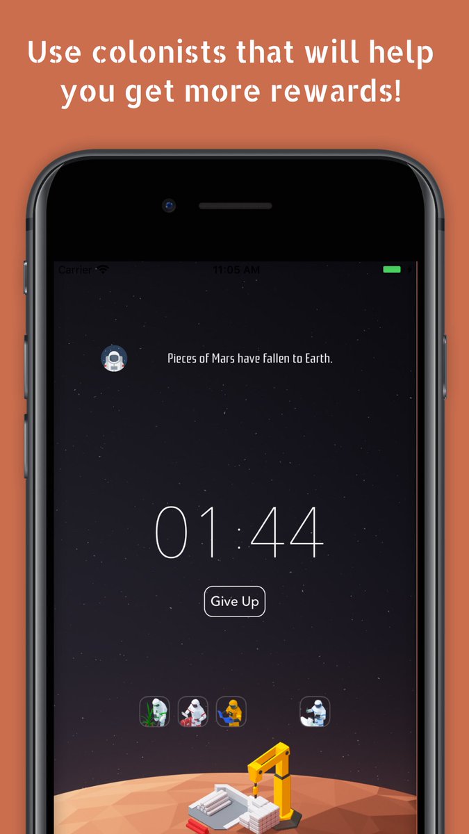 enclaverlabs's tweet photo. MarsCraft - Gamefied Focus Productivity ios app. FREE Download-link in bio!🚀📲
@marscraft @enclaverlabs
#apps #appstore #mobileapp #elonmusk #marscraft #university #elon #app #instalike #nasa #spacex #game #tech #ios #fun #timer #pomodoro #productive #mobile #study #school #mars https://t.co/gXbTnWdIBx