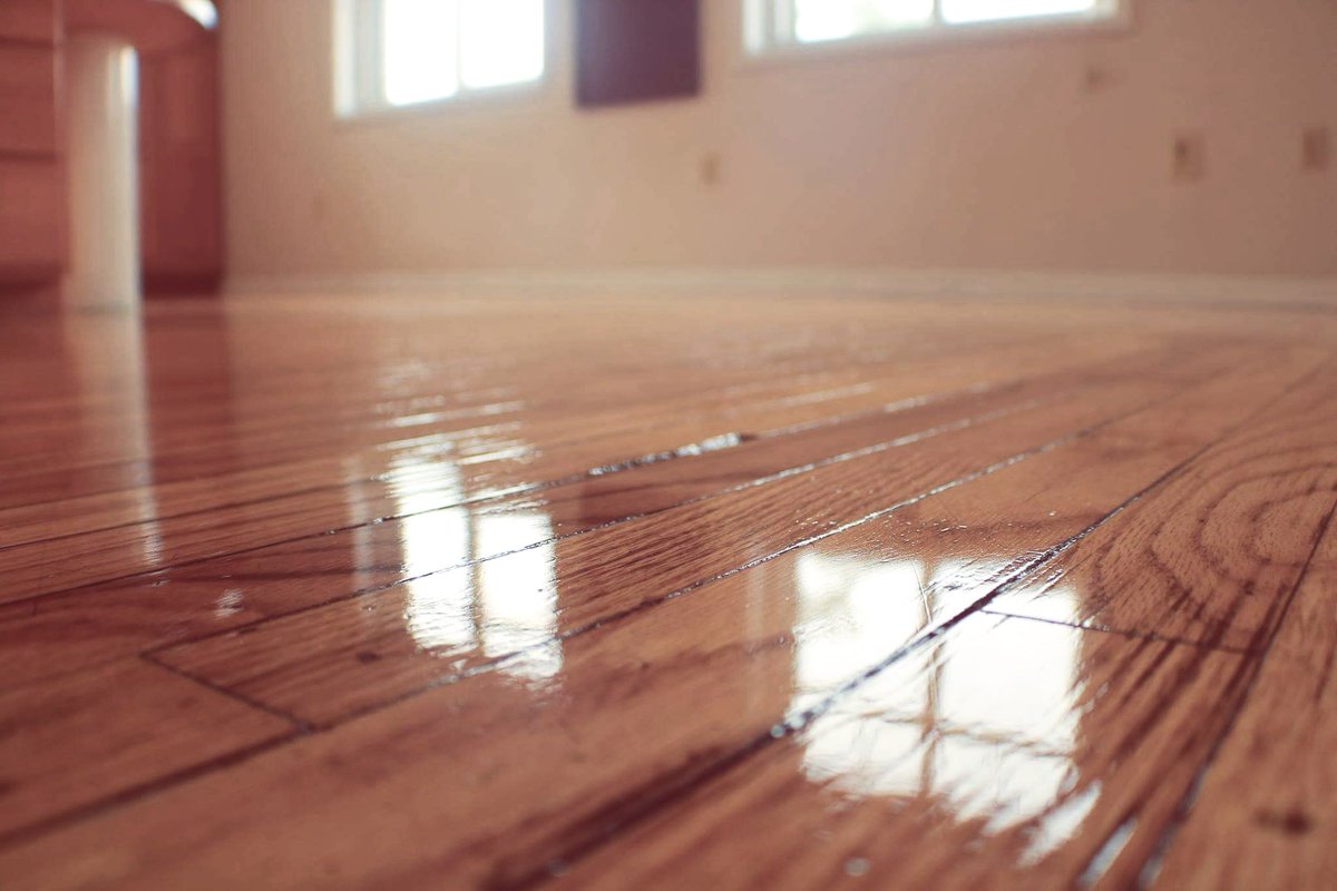 New floors in both kitchens of the main house. No crayon drawings or bike tire marks on these ones, please.