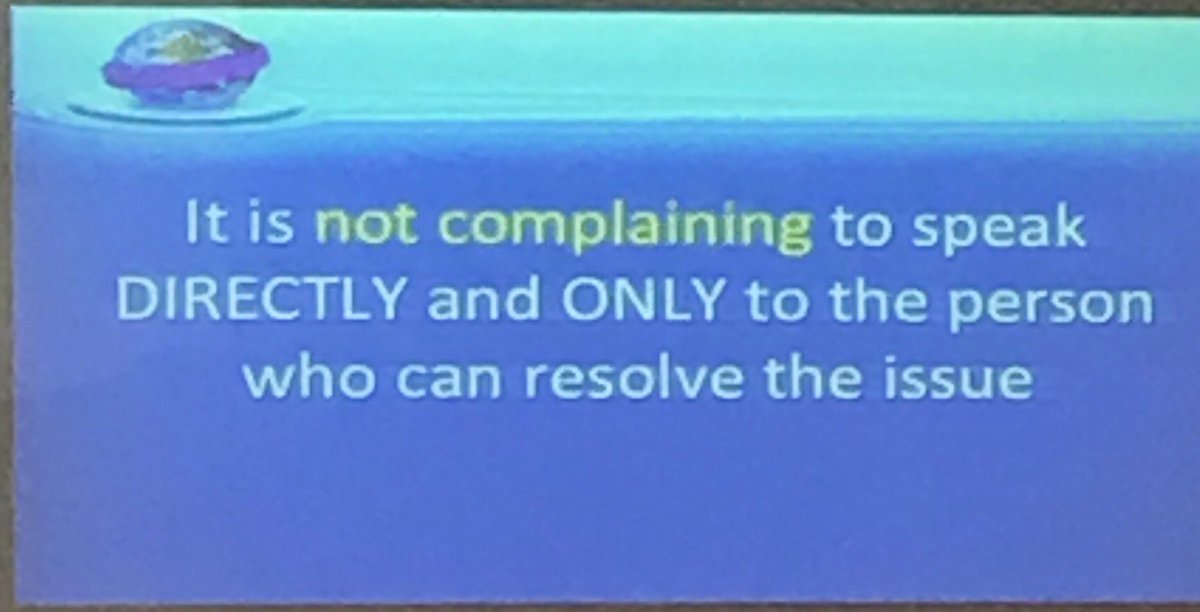 DrBezek's tweet photo. Great Keynote message by Will Bowen about The Complaint Free Challange. Good reminder of how simple griping can suck the life out of you or your organization and that we control our narrative. #LakerPride #MASSPSummer2018 #ComplaintFreeWorld https://t.co/6Iow8PbU0I