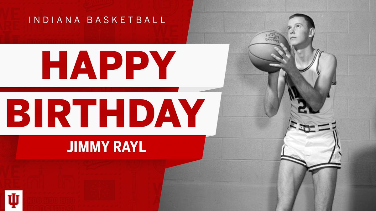IndianaMBB's tweet photo. Happy Birthday to Jimmy Rayl! Hope you have a great day! https://t.co/gVxeW94Xf5