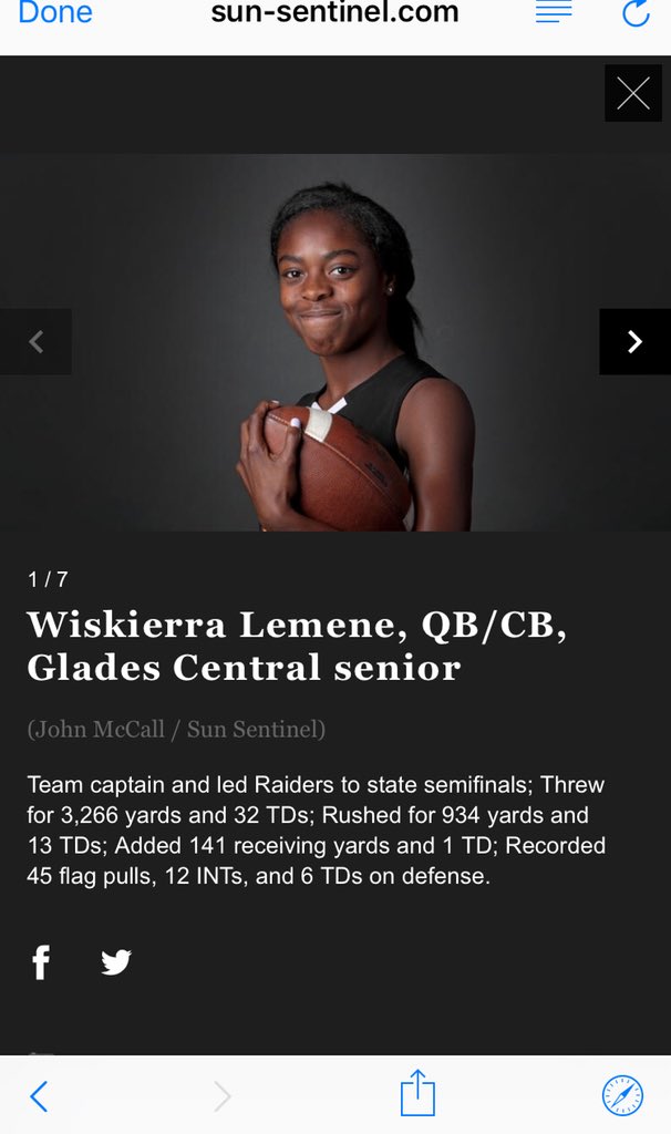 CoachSamCurry's tweet image. Another one Sun-Sentinel Palm Beach County Flag Football Coach of the Year. 2 players on 1st Team All County Wiskierra Lemene and Dakedra Pompey. 1 player on 2nd Team Tykese Butts @GCHSRaiders @GC_RaiderPrin8 @AD_KDFletcher