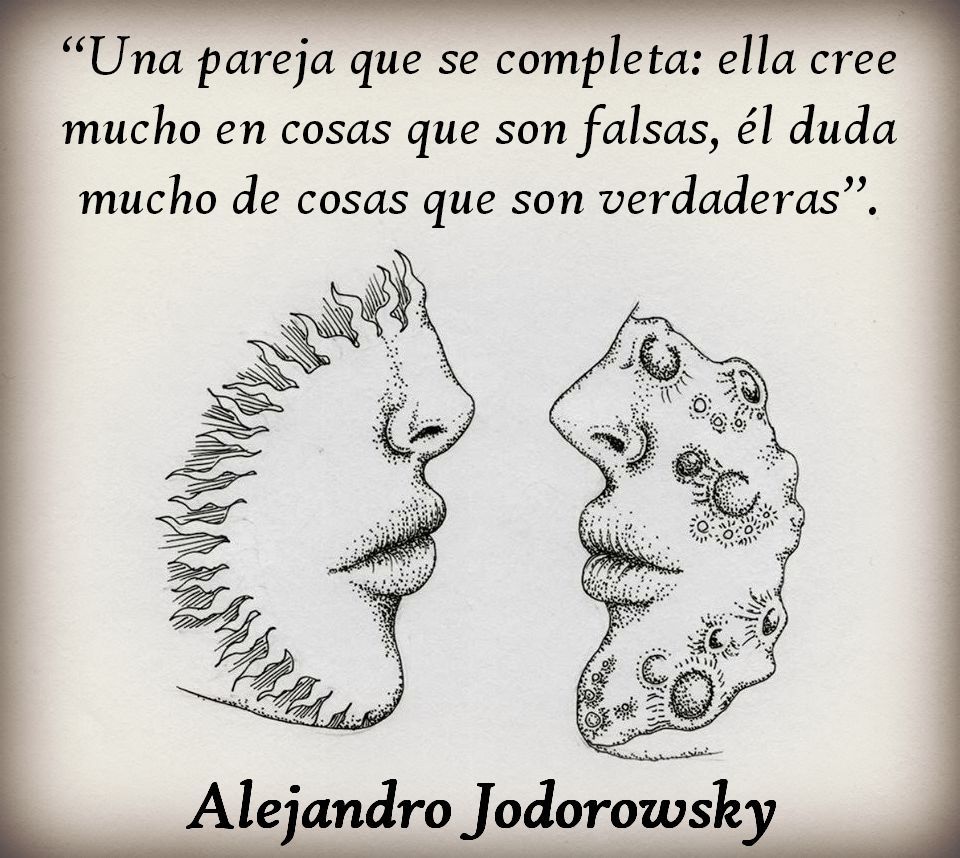 alejodorowsky's tweet photo. Una pareja que se complementa ... https://t.co/Ycsg4RHIXc