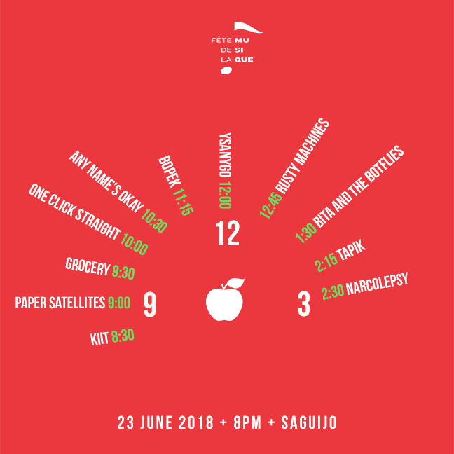 indieplayph's tweet photo. WOULD YOU LOOK AT THE TIME!! 😎 if you guys wanna stage hop this year's #FetePH, here's the set schedules for #FeteFreshmanNight
@oneclkstraight @TheBotflies @rustymachines @Ysanygo @bopekbopek @AnyNamesOkay @narcolepsyph @papersatellites @groceryband Kiit Tapik https://t.co/Fw1huzdSDb