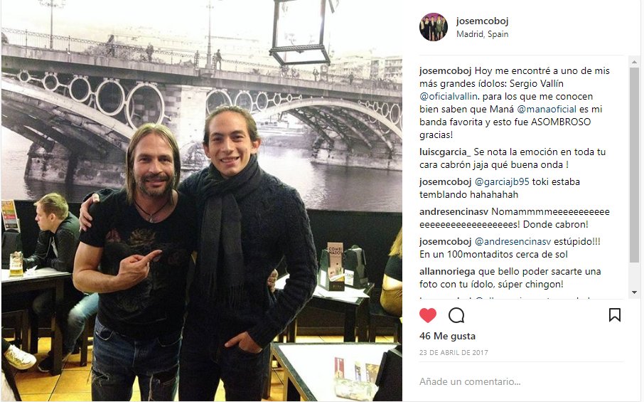 JoseMCoboj's tweet photo. .@manaoficial es mi banda favorita desde hace mucho tiempo. Fuí a su concierto en Hermosillo, Sonora en 2008 a los 12 y me encontré a Sergio Vallín en Madrid hace un año, fue increíble. ¡AYÚDENME A GANAR AMIGOS! RTRTRT #ManáEnSpotify

11 Ideal de Maná
https://t.co/Bwm1B9UCAq https://t.co/7OUvnV8SZ1