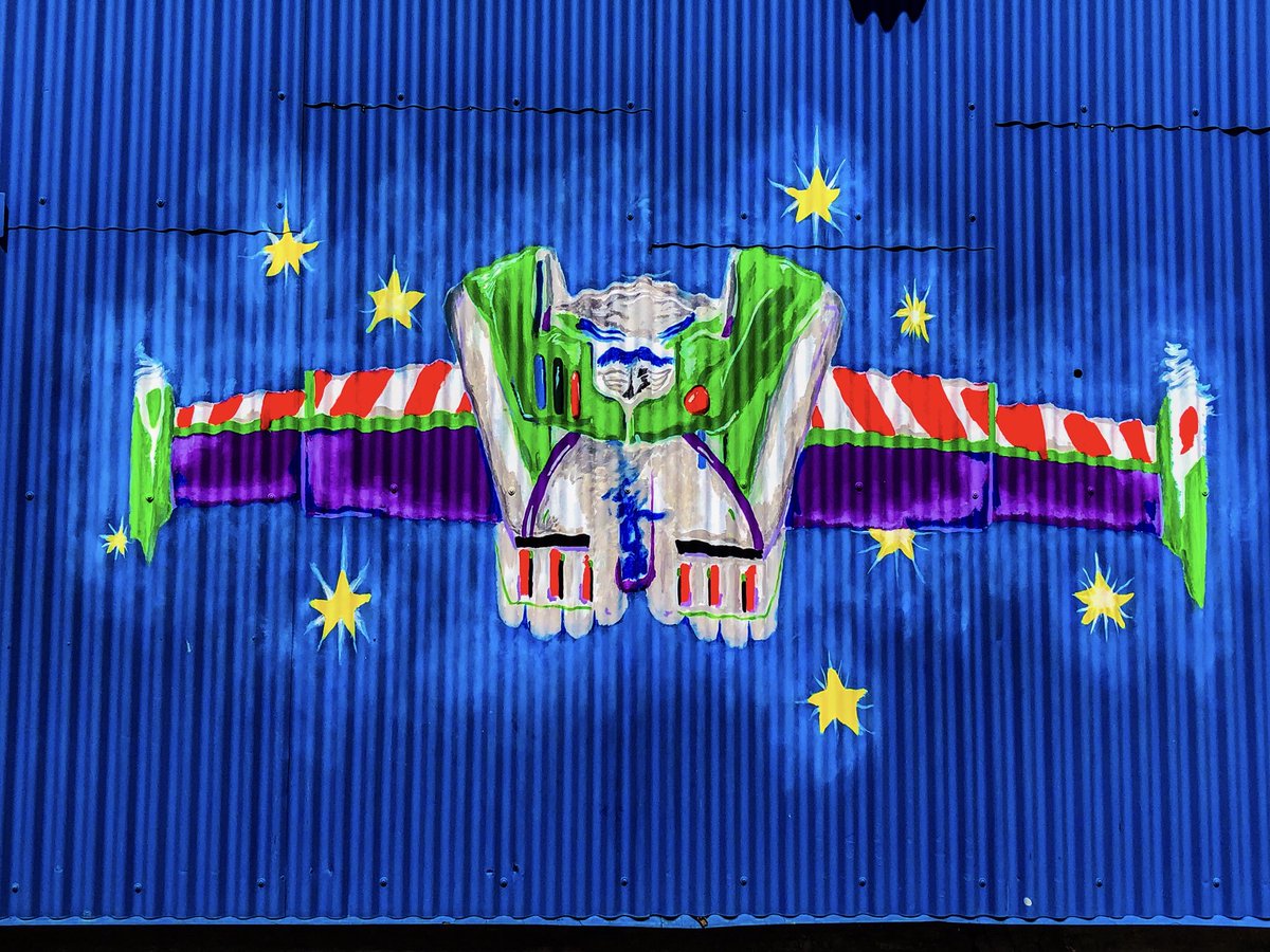 TheDisneyMD's tweet photo. We want to know who has taken a #BuzzWall pic? Where does this wall rank amongst all of the other Disney walls? @DisneylandToday #PixarFest https://t.co/Ibyr4Jz5bK