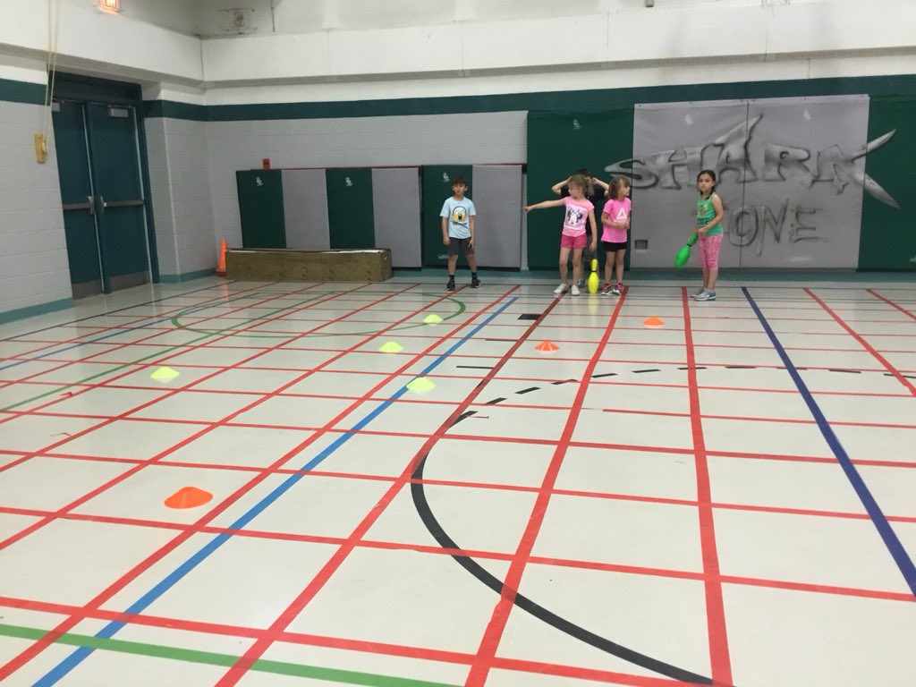 EllieLarizza's tweet photo. Students using our gym to code students to move through the grids, watch out for the road blocks! Inspired by our Blessed Sacrament visit! @richannesley @specedteach76 @teachcodecreate @MrsJBenedetti @cmussio14 @dforster123 https://t.co/QWGc9zM5Yg