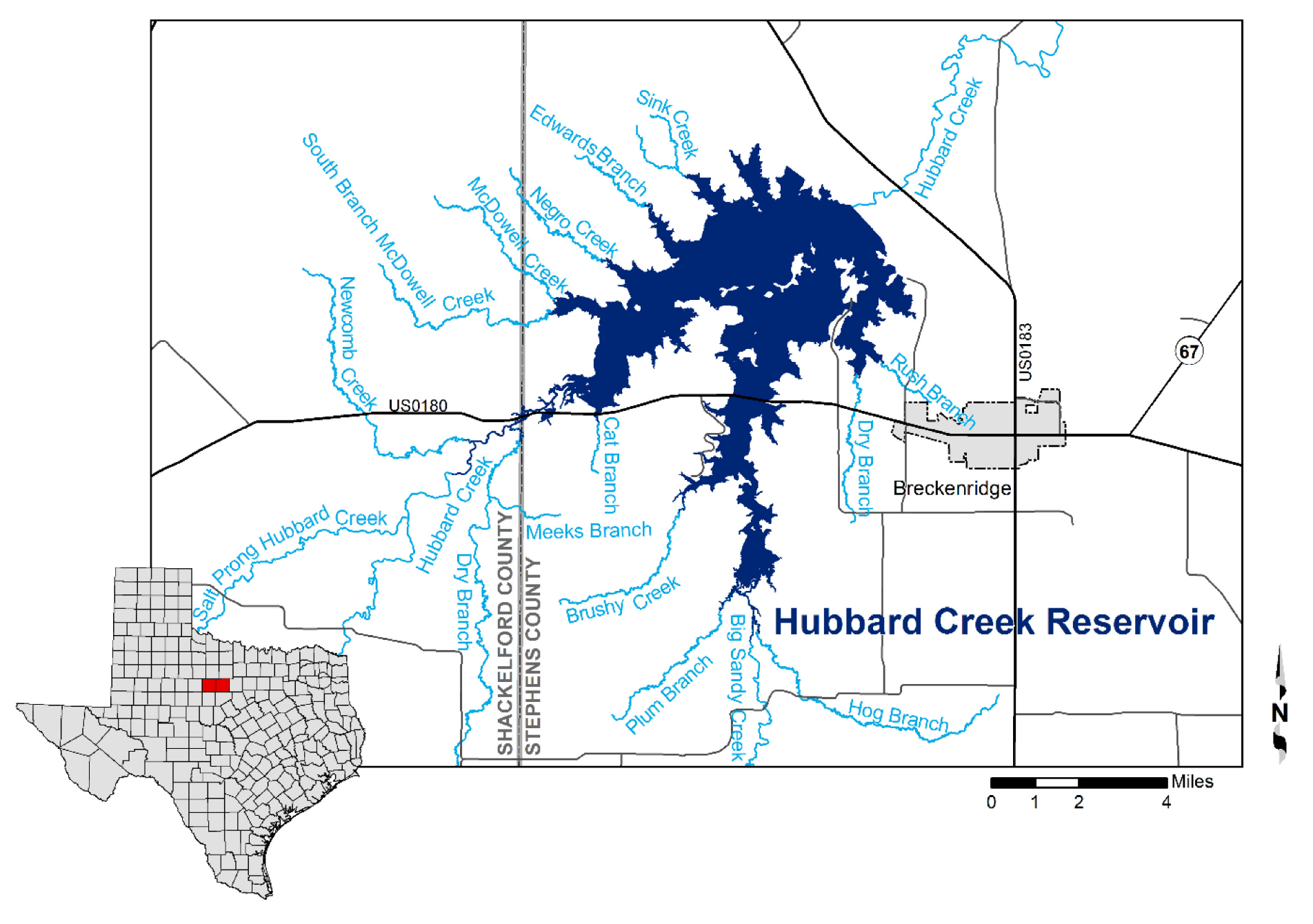 New details on Hubbard Creek Reservoir