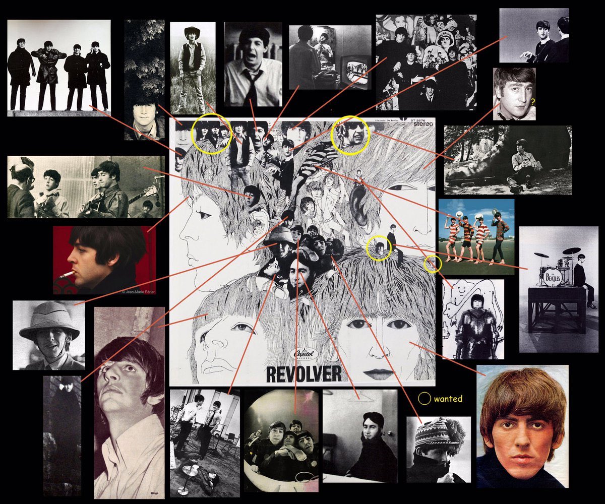 Deltaboy66's tweet photo. Photo sources for the ‘Revolver’ album. #TheBeatles #Revolver #Revolveralbum #KlausVoorman https://t.co/9n0HcJvGZ3