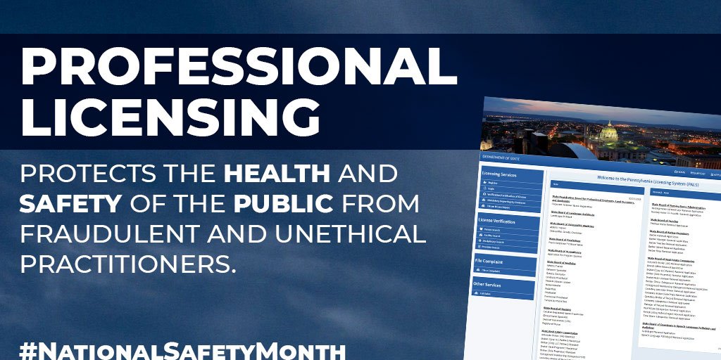 PA Department of State on Twitter "June is NationalSafetyMonth, and protecting public health