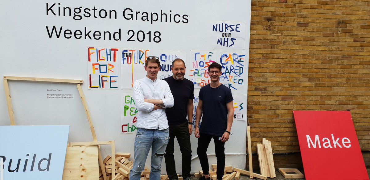 finallyagency's tweet image. We had a great time @graphicsweekend with @anthonyburrill last week🖌