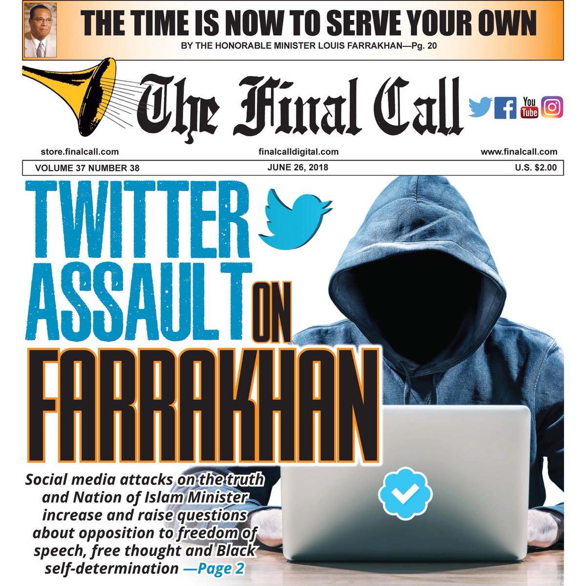 BrotherQiyam's tweet image. If @Twitter @jack found no violations of their policies, what’s the motive for de-verifying Min. @LouisFarrakhan? Why are two hate groups @ADL_National &amp;amp; @splcenter in Silicon Valley advising Twitter, @Google, @facebook &amp;amp; @amazon? 

Read @TheFinalCall  finalcall.com