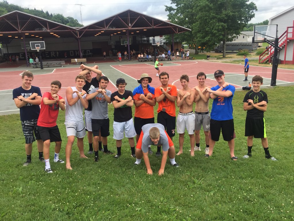 NewLexBoysbball's tweet photo. Safe to say we “got after it” at Eastern Ohio Basketball Camp this week. A one-of-kind bball experience. #Clampup https://t.co/T677Wlk1EY