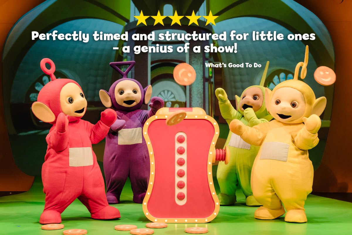 Belgrade Theatre Over The Hills Far Away Teletubbies Come To Coventry To Play We Re Excited To Be Hosting The Teletubbies Very First Stage Outing When Teletubbieslive Arrives At The