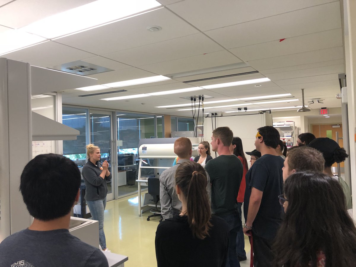 DanforthCenter's tweet photo. Thank you to @NewLeaf_Sym @KWS_GRC and @BensonHillBio for speaking with our #REU summer @NSF interns and highlighting a variety of career paths in plant science. The @BRDGPark tour is always a great insight into opportunities available in #agtech companies and startups! https://t.co/TPq19dUOQY
