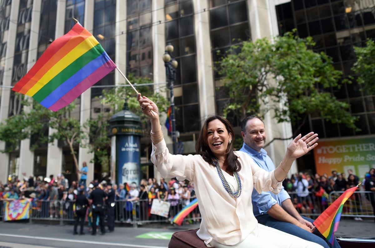 Image result for kamala harris lgbtq