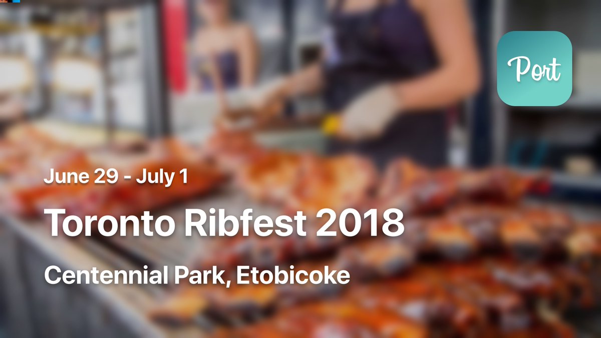 Satisfy your primal hunger while earning an extra $600/month.
Share a Port ride from your Port app to Etobicoke's Ribfest 2018.

Discover Port on bit.ly/2K2xwSf

#citytocity #ribfest #TorontoRibfest <a href="/jackonthebone/">Jack On The Bone</a> <a href="/peaceloveribs/">Billy Bones BBQ</a> <a href="/StickyFingersAL/">Sticky Fingers BBQ</a> <a href="/Gator_BBQ/">GatorBBQ</a> <a href="/BBQSam/">Uncle Sam's BBQ</a>