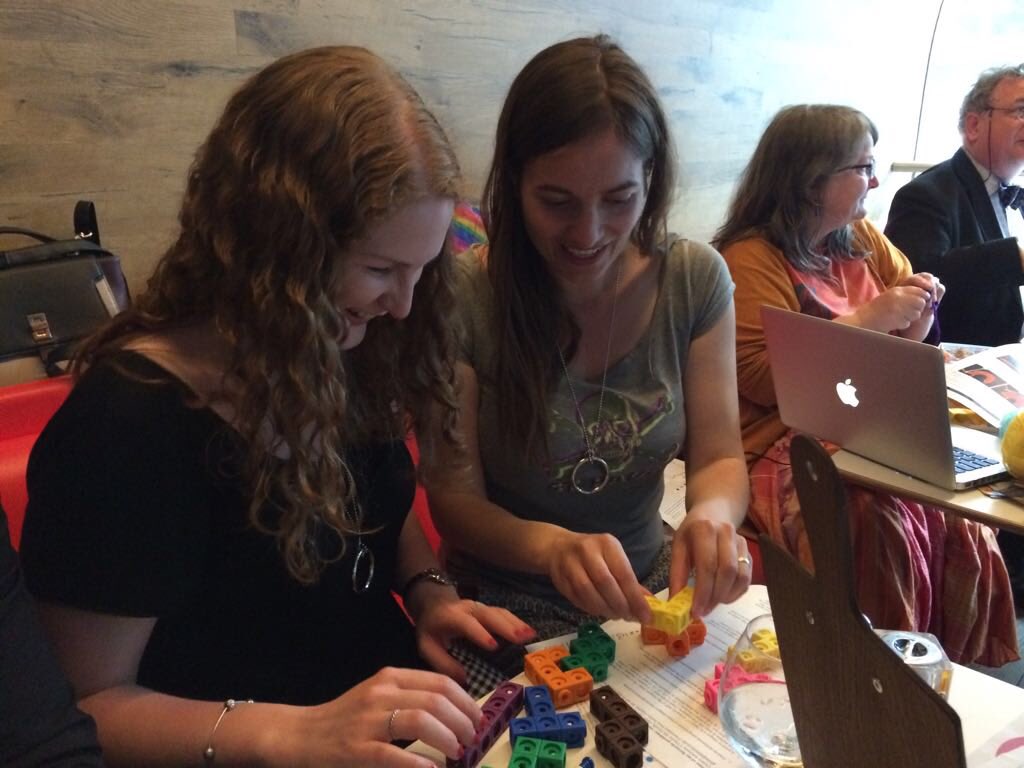 MathsCaroline's tweet photo. Thank you @BTNMathsJam for an excellent maths and puzzle filled evening last night! Definitely have to get myself one of the wooden puzzles and the lunar landing game! https://t.co/P7Gj78SYMb