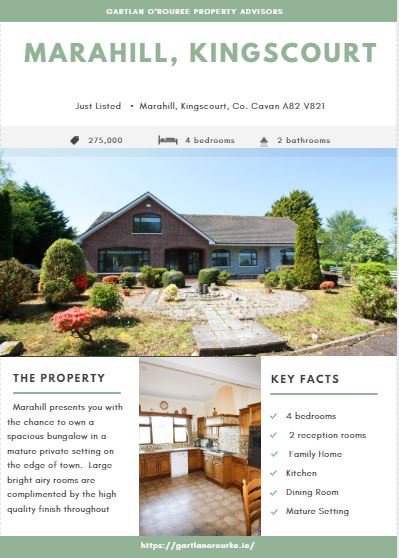 Gartlanorourke's tweet photo. 💫New to the Market 💫- Marahill, Kingscourt
#4bedroom family home within #walkingdistance to town centre, call us now on 042 9663688 or on 087 6753589 as viewing is by appointment #gartlanorourke  #cavan #forsale  #property #listed #kingscourt #maturesetting #familyhome https://t.co/sjmhp7zfX3