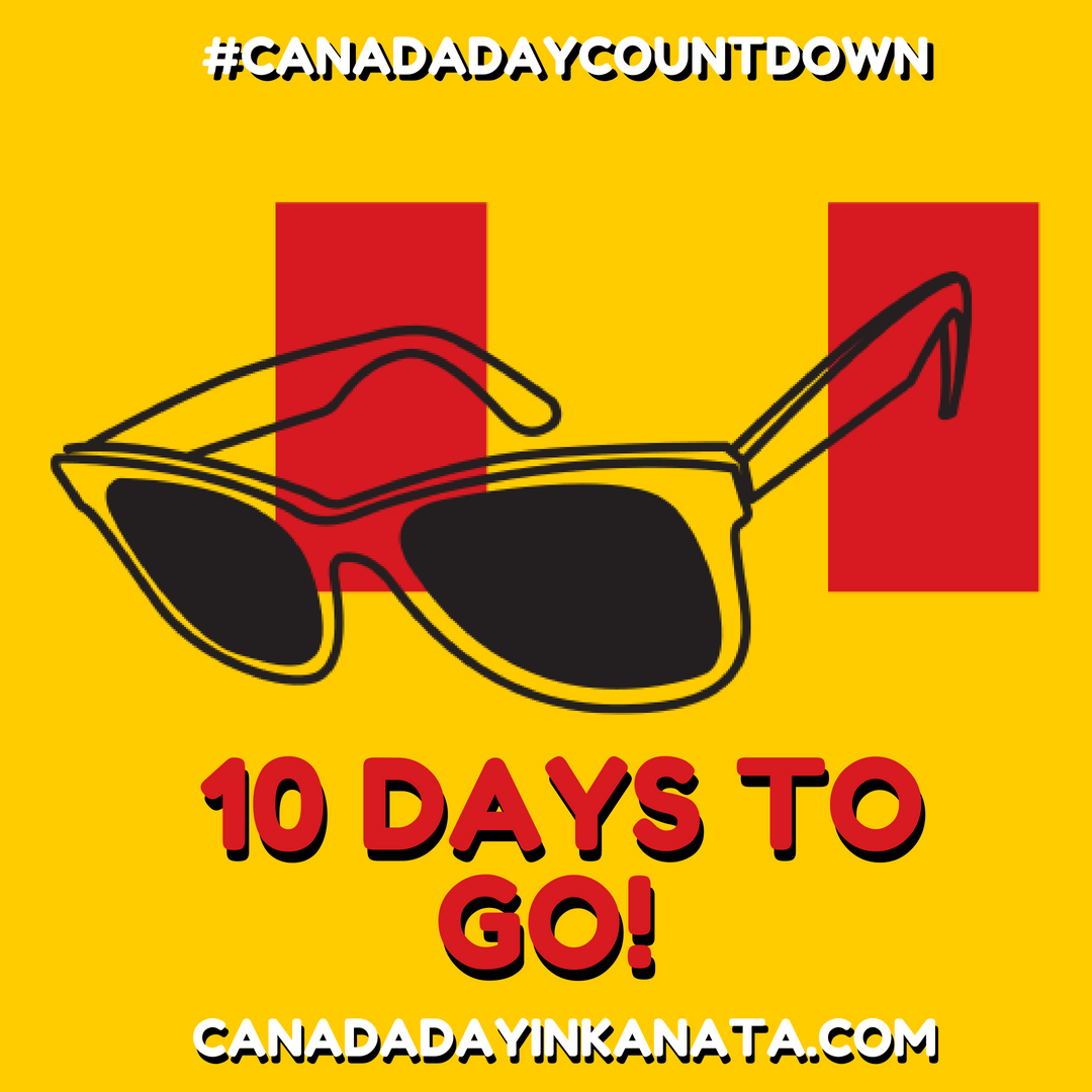 CanadaDayKanata's tweet photo. Get the shades ready because Canada Day is coming up! Who's coming out to Kanata for the big celebration? #CDK2018 #CanadaDayCountdown @ https://t.co/6yvPHXB7vz