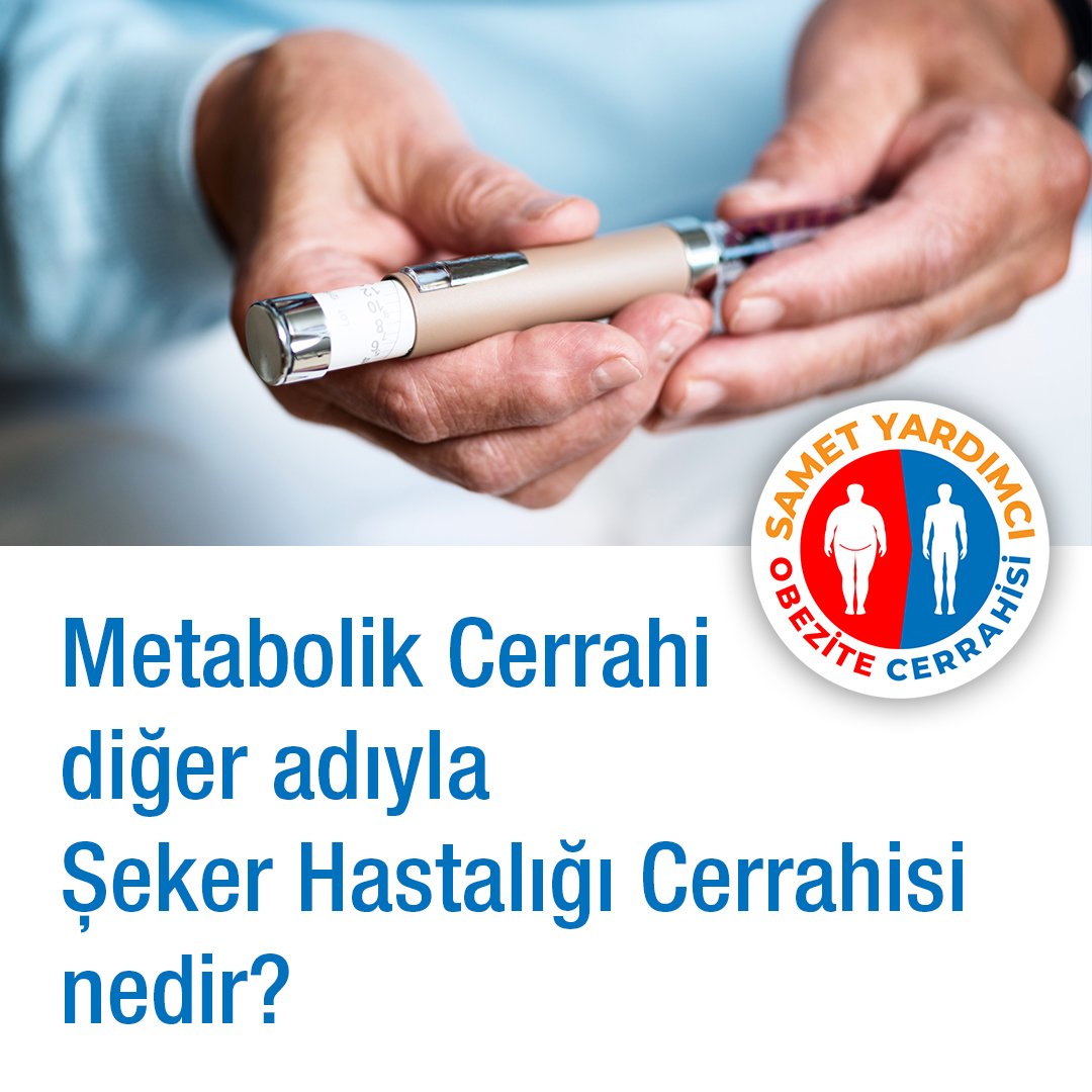 Metabolik Cerrahinin amacı hastada kilo kaybı sağlamak değil, mevcut insülininin gücünü arttırarak kan şekeri kontrolünü sağlamaktır. Bunun sonucunda doğal olarak kilo kaybı yaşanır. goo.gl/pLp3vr #diyabet #diyabetcerrahisi #metabolikcerrahi #şekerhastalığı #tip2diyabet