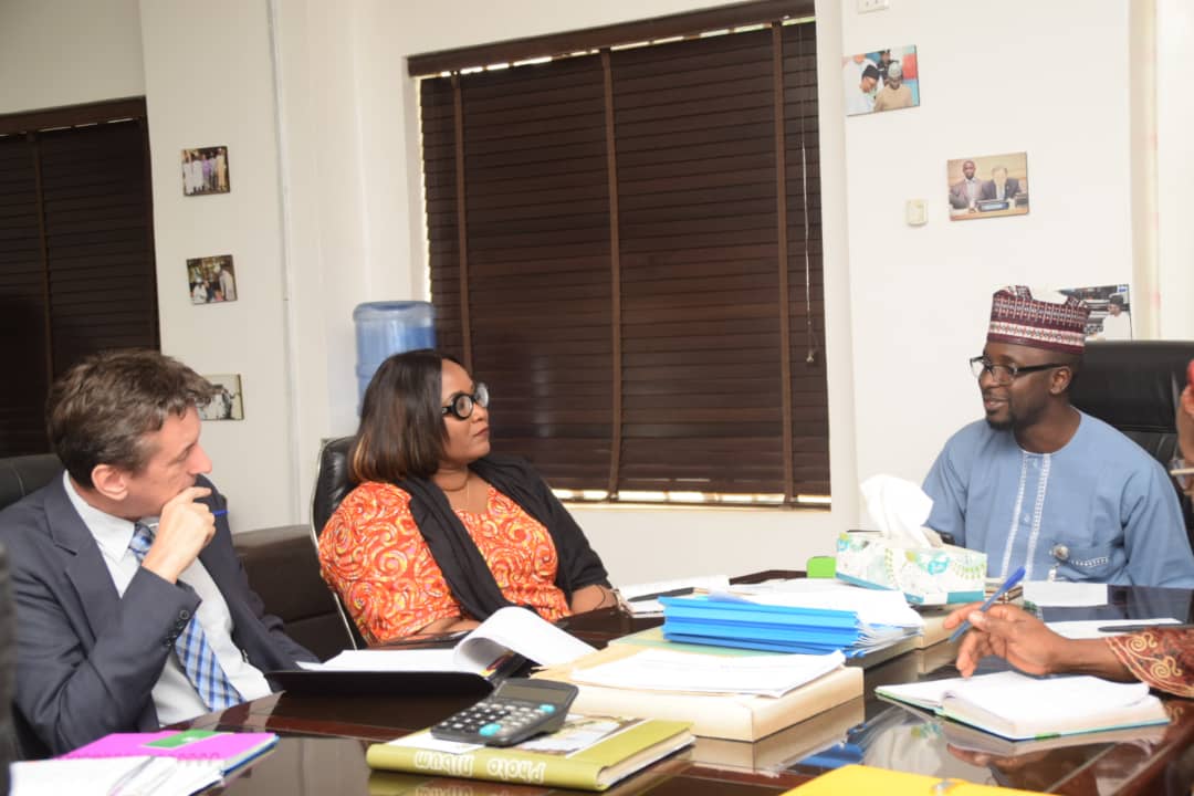 KADPBC's tweet photo. Annual peer review meeting with Muh'd Sani @Dattijo and the leadership of @DFID_UK led by Head of SRO Development, Better Delivery Department, London. https://t.co/pNwssiHW8V