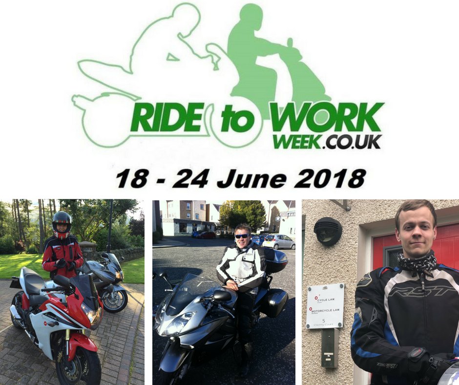 motorcyclelaw1's tweet image. It&apos;s @RideToWorkWeek this week. What bike are you riding and how far is your commute? #ridetoworkweek