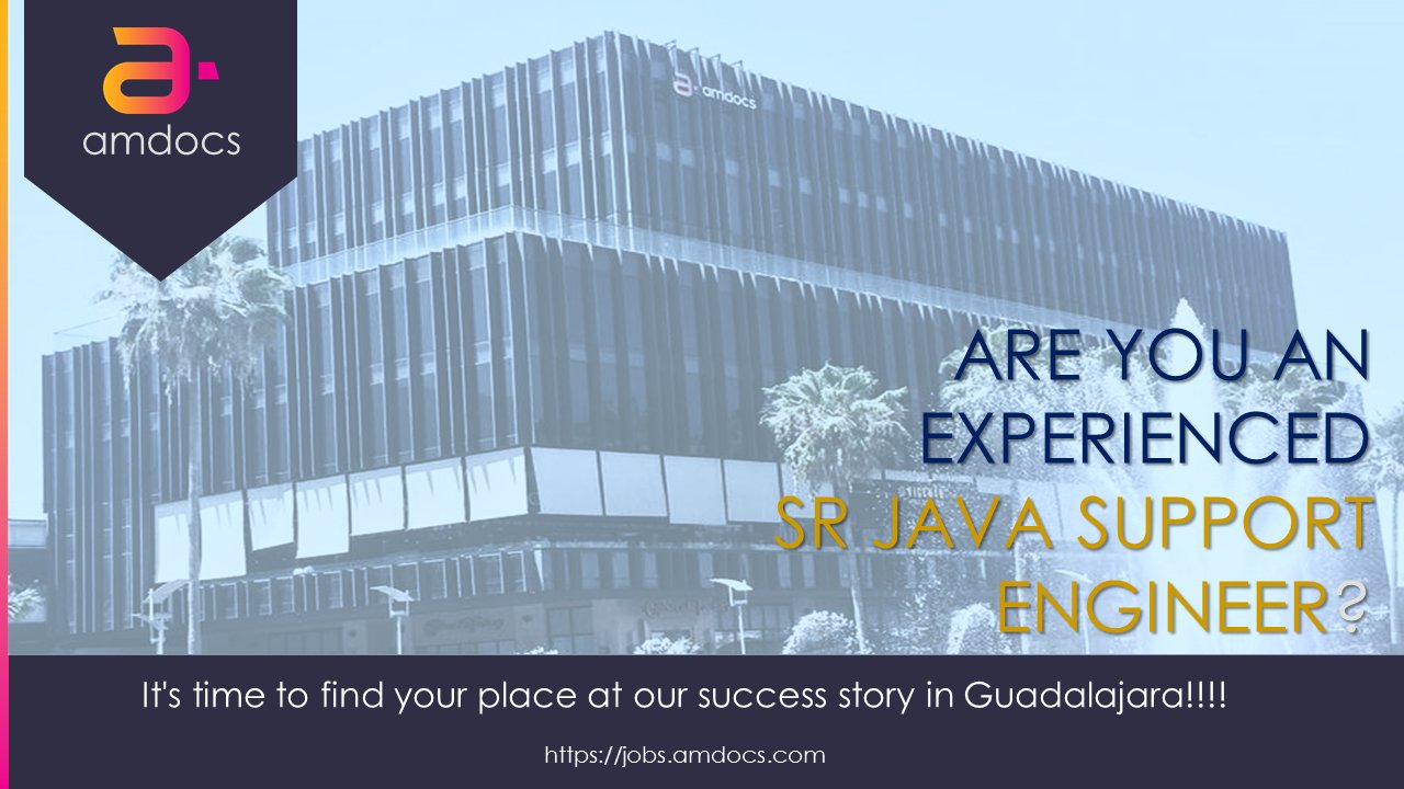 Amdocs Careers Americas on X: “#JobAlert: Sr #Java Support