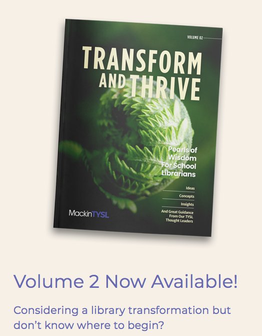 MackinLearning's tweet photo. #MackinTYSL is happy to announce the completion of our second volume of Transform and Thrive. Grab your FREE copy here today!
https://t.co/IrWIv5Ksn8 https://t.co/c3gfEOyR7M