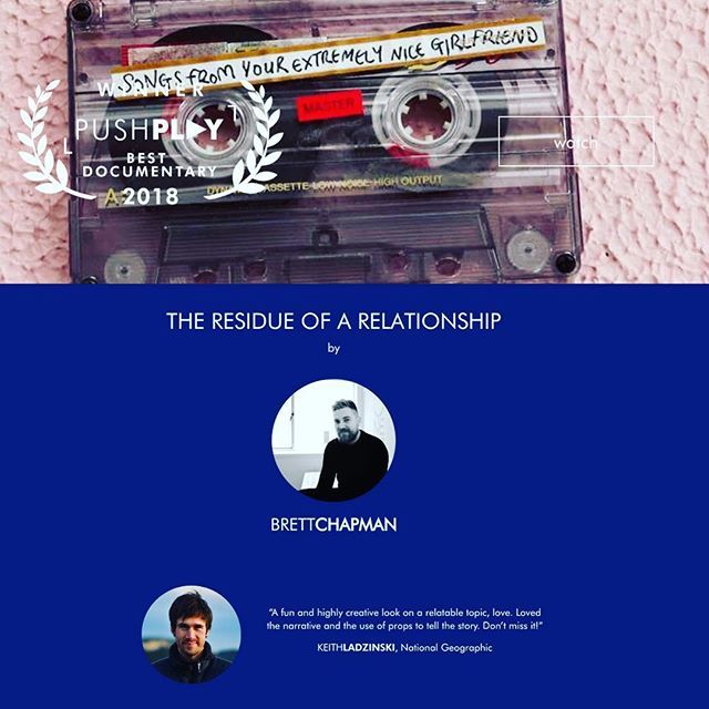 brettinthecity's tweet image. I’m super excited that my film #Residue just won Best #Documentary at the @lacie_tech #pushplay contest. @ladzinski said “A fun and highly creative look on a relatable topic, love. Loved the narrative and use of props to tell the story. Don’t miss it!” A… ift.tt/2I6nE84