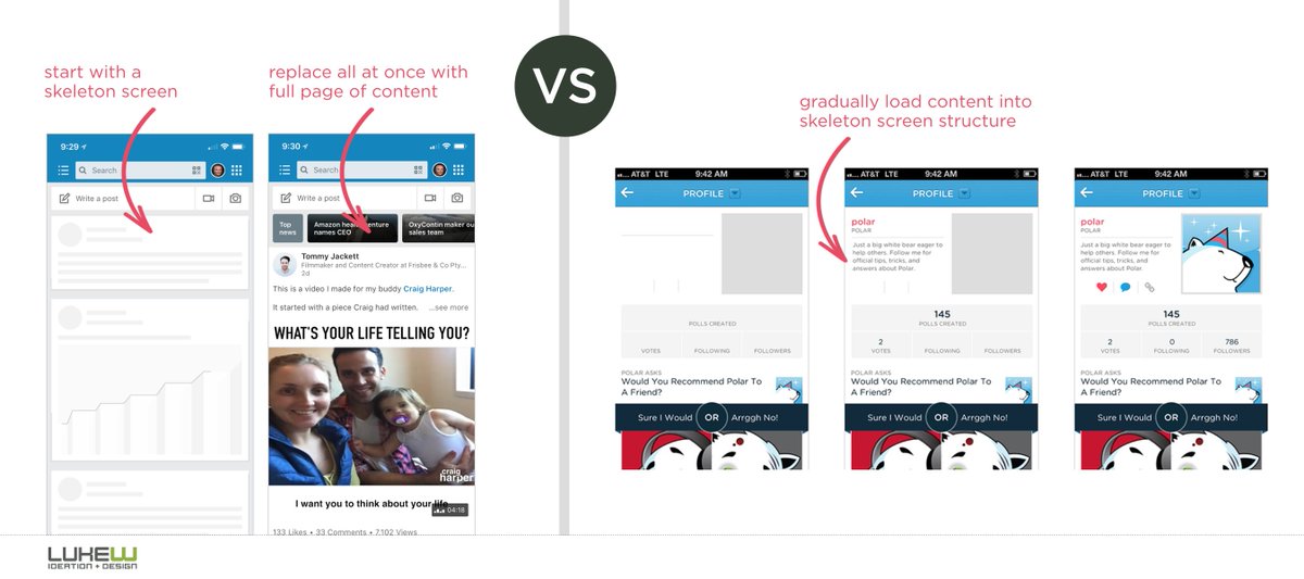 LukeW's tweet image. most app/web site skeleton screens are just splash screens.
more… youtu.be/EbbjEY-TyhU?t=…