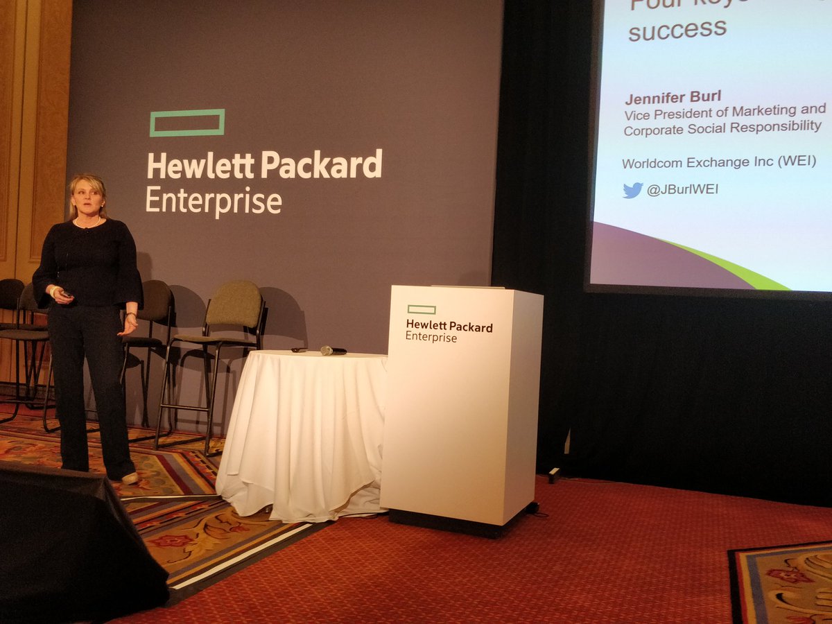 Great tips from partner <a href="/JBurlWEI/">Jennifer Burl</a> on leveraging HPE personas, content and tools to help support digital marketing efforts #HPEPartnerSummit