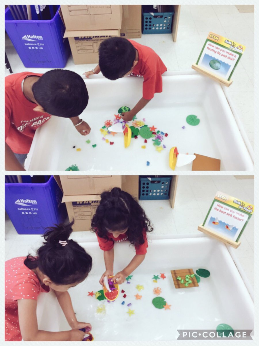 TPPS_K2's tweet photo. It's a great day in K2 to try out our last STEM kit and see if we can make things sink or float! @TonyPontesPS #STEM https://t.co/006zaYmd2n