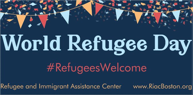 #RefugeesWelcome #WorldRefugeeDay #WithRefugees