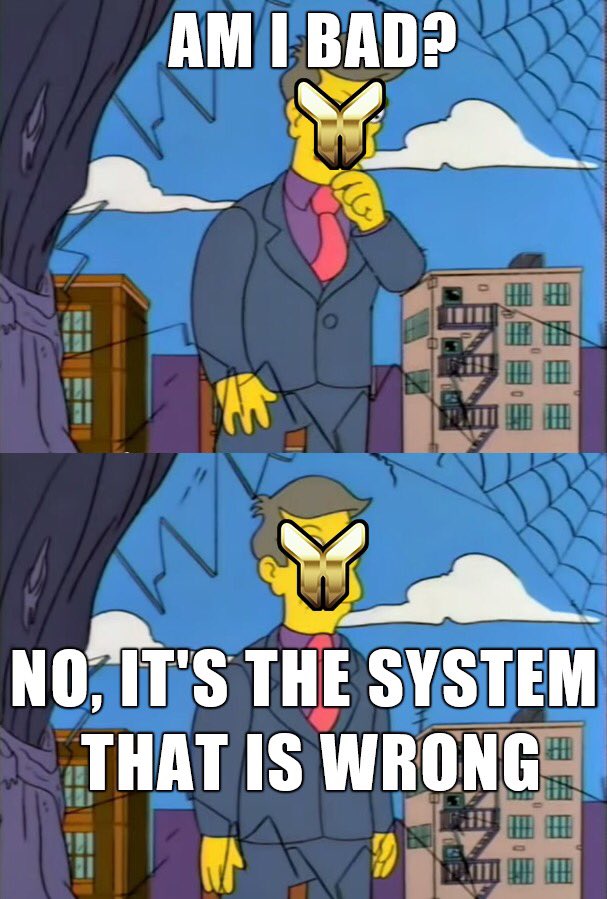 Overwatch Memes on Twitter: "Yeah that's why I keep losing at bronze level. It's not me it's you. #simpsons #overwatch #overwatchmemes #memes #videogames #gaming. https://t.co/VAj6jbA0yz" /