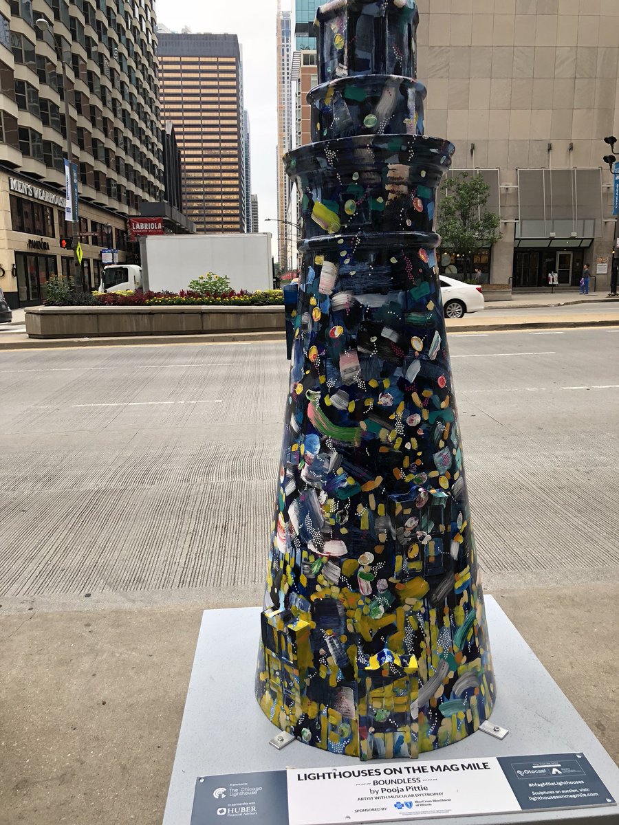 JAROGERSA2's tweet photo. Ran by a few more #MagMileLighthouses this morning. @TheMagMile @ChiLighthouse 🎨 https://t.co/cWQ5hBnbxi