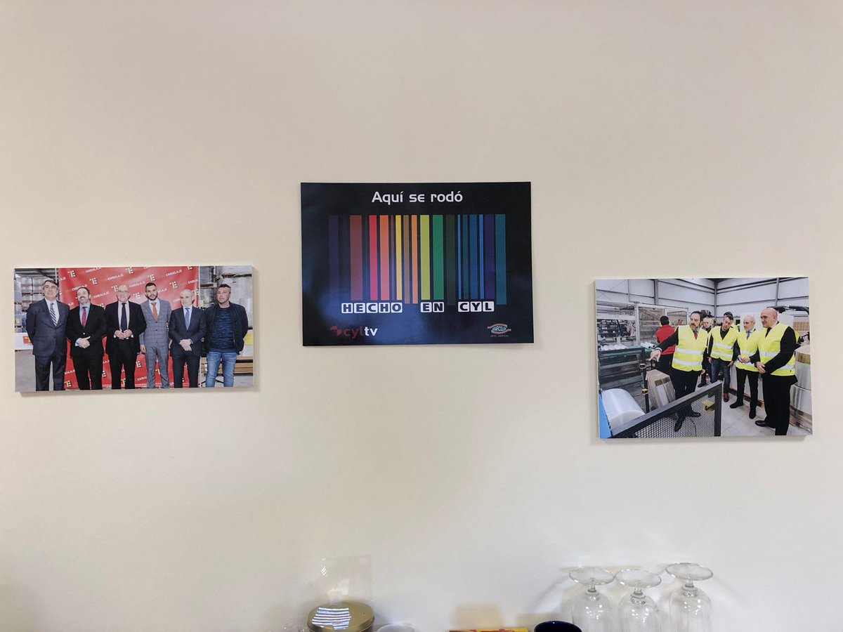 Este martes estuvieron visitando nuestra empresa y grabando. <a href="/Hechoencyl/">Hecho en CyL</a>