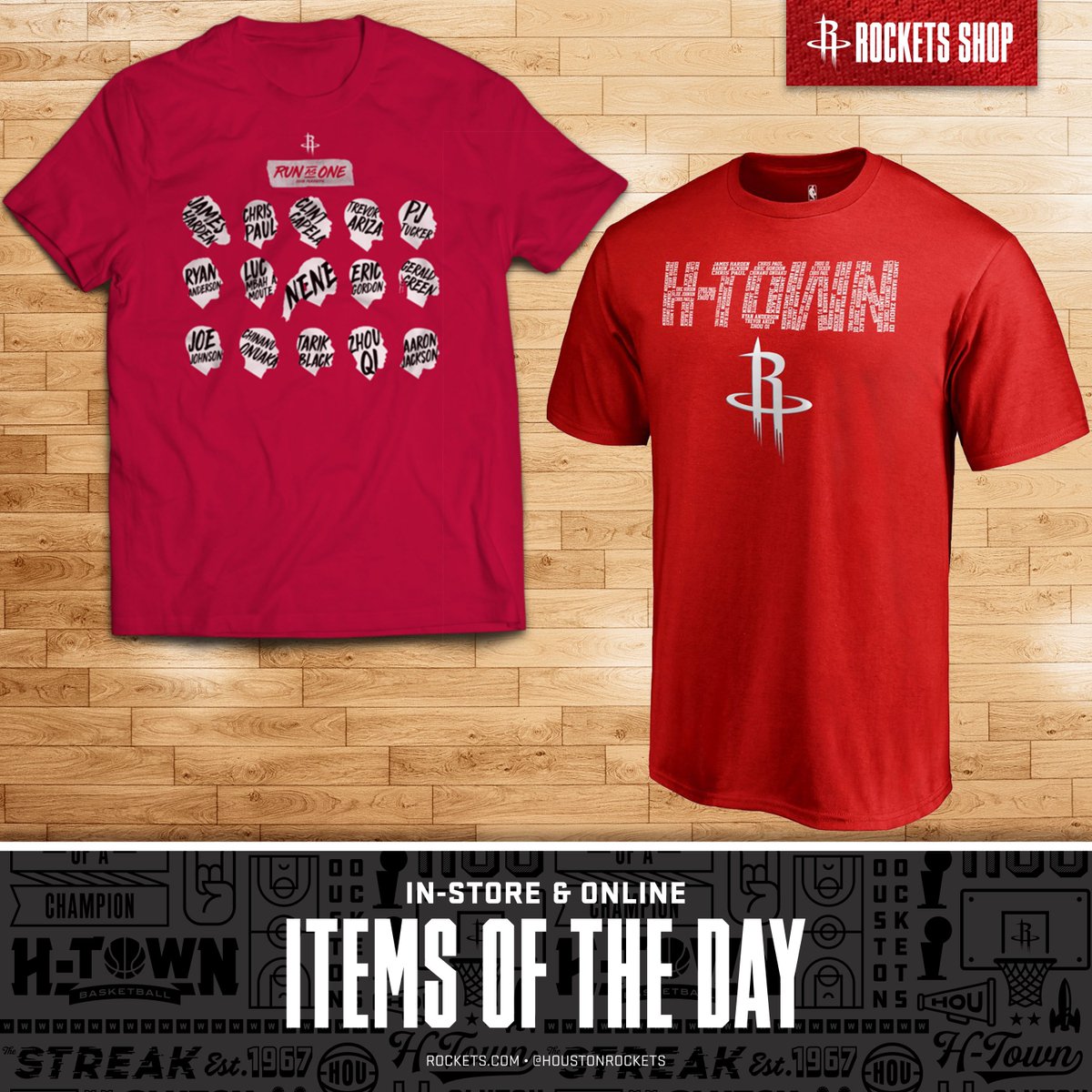 Houston Rockets on Twitter "Today's Rockets Online & InArena Team