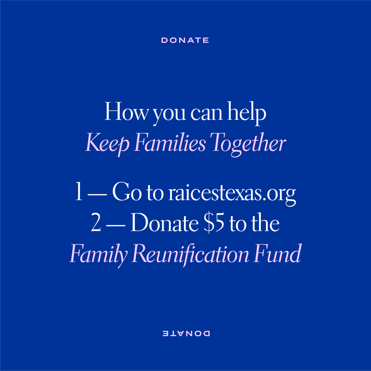 goforthcreative's tweet photo. We must fight to keep these families together. Call (202) 224–3121 or donate now at https://t.co/i296FswYoT. #keepfamiliestogether https://t.co/mUtzFP1hEs
