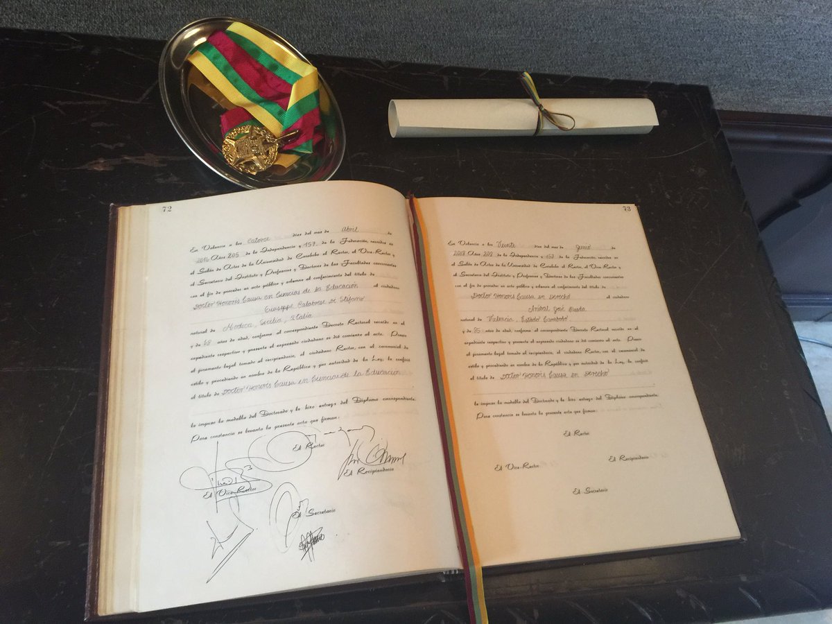 Doctor Honoris Causa en Derecho conferido al Profesor Aníbal Rueda