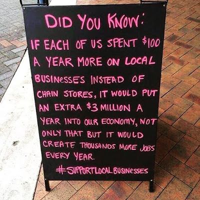 Did you know this?
#ShopLocal #DidYouKnow