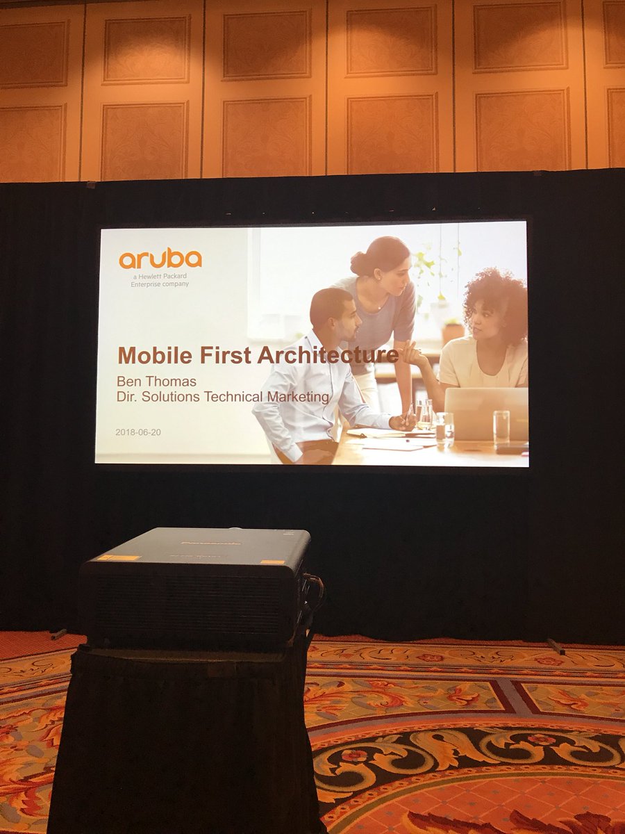 nshoe18's tweet image. Day 2 at #HPEDiscover2018 with Mobile First Architecture