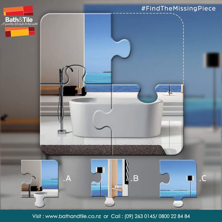 Exercise your brain and tell us the correct answer in the comments section!

#Quiz  #DesignedForYou #BathAndTile #LuxuryWonder #NewZealand #Auckland #Albany #ManukauCity #BathroomAccessories #Bathtime
