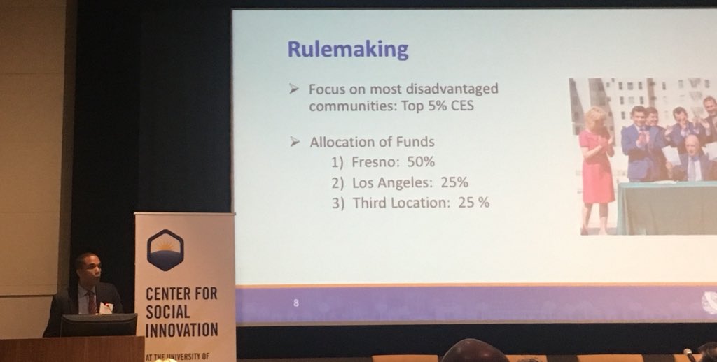 kscott_SoCalGas's tweet photo. Listening to @RandallJWinston with the @CalSGC discuss AB2722 and the Transformative Communities Program at the 2018 Regional Policy Summit. #IEsummit https://t.co/60SOpQ9ekI