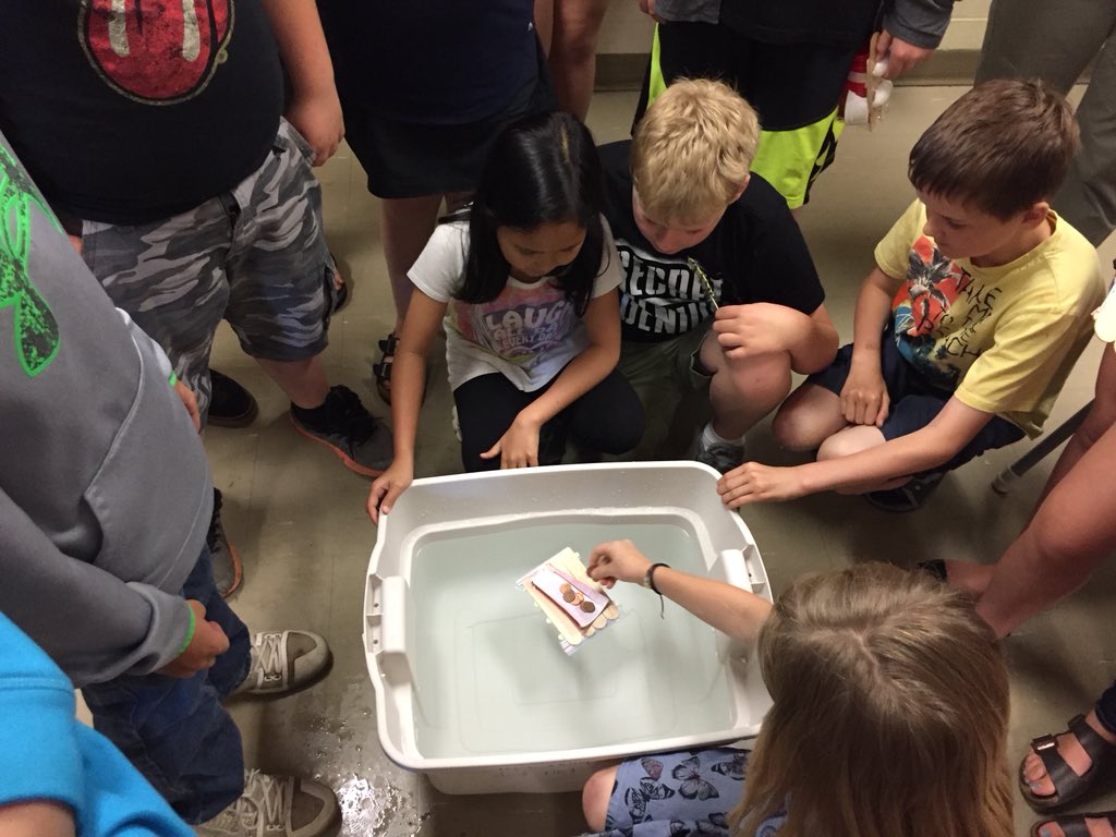 DeerIslandCS's tweet photo. Some awesome science stuff going on this week at DICS! #explodingwatermelon #skittlerainbows #floatingboats https://t.co/7T0ZdPetKZ