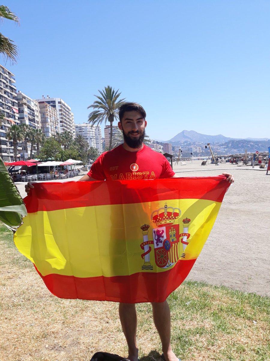 Spanish @StMarysSportSci student Jose is cheering on #ESP during #IRNESP at the #WorldCup