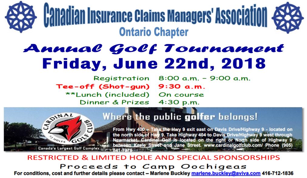 We are looking forward to seeing everyone at the CICMA Golf Tournament at Cardinal Golf Club this coming Friday, June 22nd. Come visit us at Hole # 5 on the West Wing course.  Hole prize is a waterproof bluetooth speaker. #samislaw