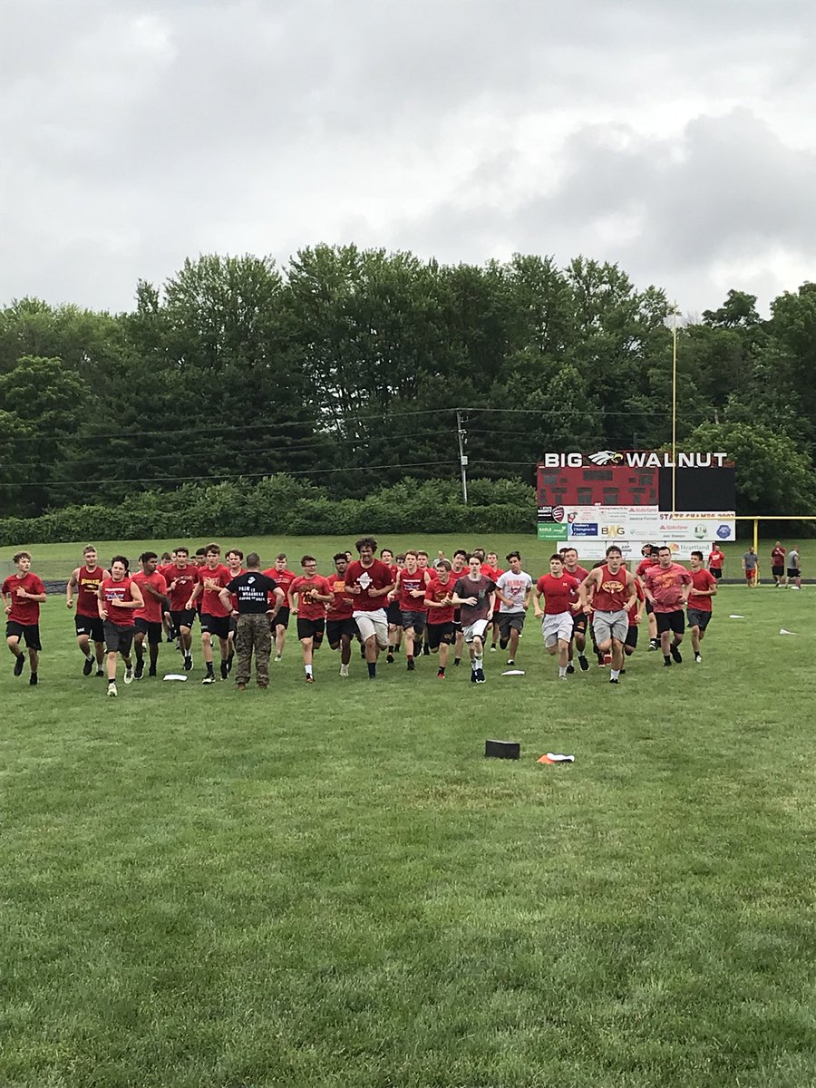 Great group of men got the opportunity to grind with Marines this morning. Major thank you to the selfless efforts of the Marines. Great job to the warriors that call themselves Big Walnut Eagles. WIN