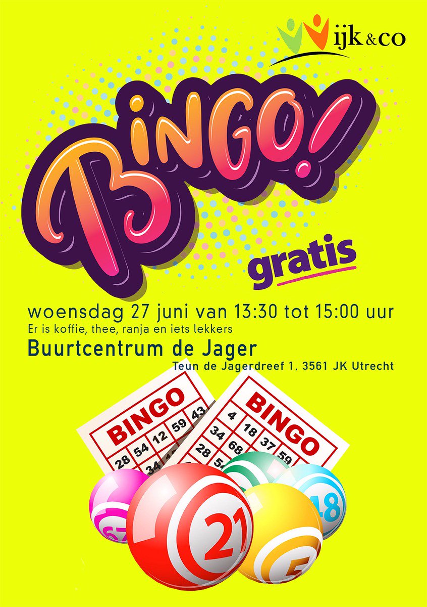 Met leuke prijzen verzameld door je buren! #BC_deJager #bingo #versnelling #overvecht