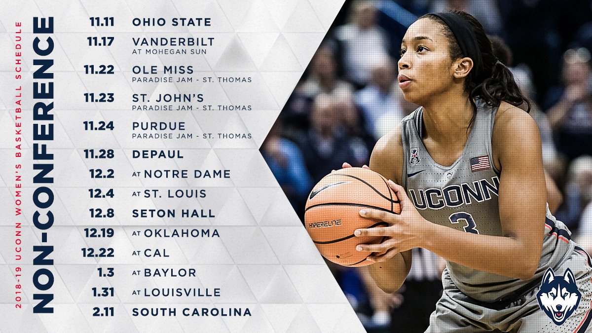 uconn basketball schedule mark twitter