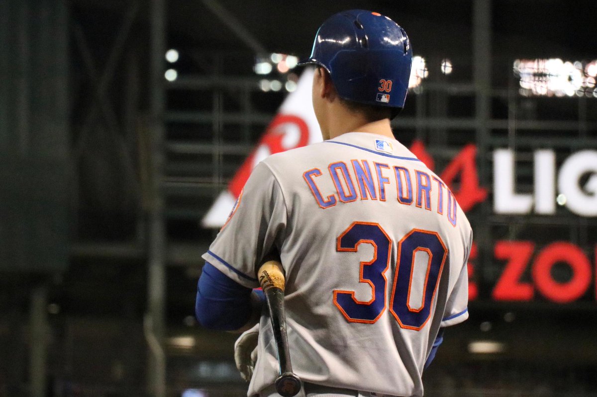 🔥 @mconforto8 is heating up. 🔥   He has 3 2B, 2 HR and 6 RBI in his last 6 games. #MetsFacts #LGM https://t.co/8CsQGbZLoq